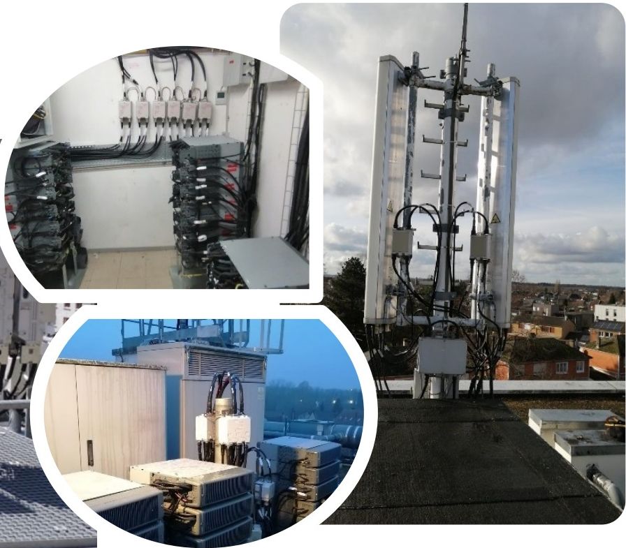 Backbone fibre 400 Gbps multi-sites